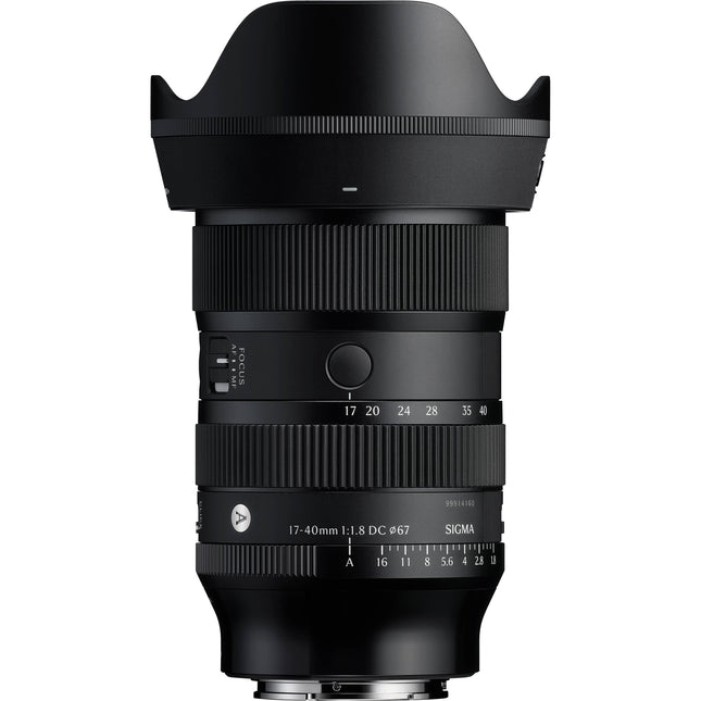 Sigma 17-40mm f1.8 DC Art Lente Zoom APS-C distancia mínima 11"