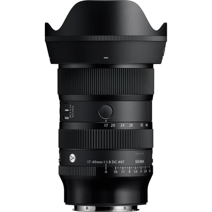 Sigma 17-40mm f/1.8 DC Art Lente zoom rápido APS-C con filtro 67mm