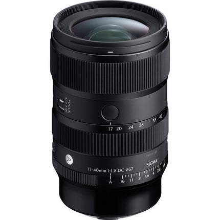 Sigma 17-40mm f/1.8 DC Art Lente zoom rápido APS-C con filtro 67mm
