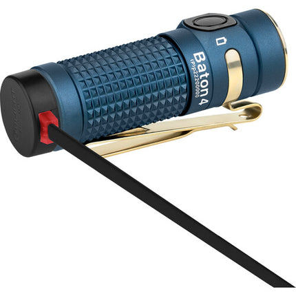 Olight Baton 4 Premium Edición Linterna LED 1300 lúmenes Estuche inalámbrico 5000mAh