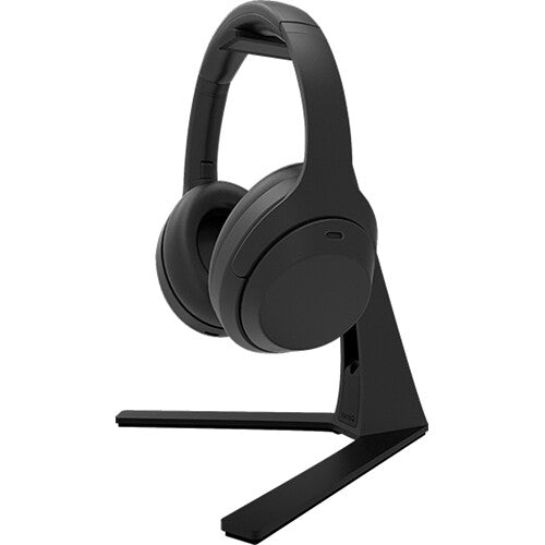 Kanto Living H3 Soporte Universal de Escritorio para Auriculares con Base Antideslizante y Área para Adaptadores 1/4"