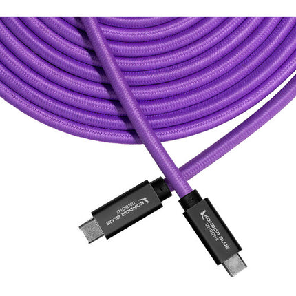 Kondor Blue Gerald Undone Cable USB-C 3.2 Gen 2 10Gbps 100W 15' Nylon