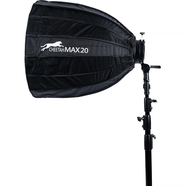 Cheetah Stand MAX20 Softbox Paraguas 20" con Difusores Rejilla y Bolsa