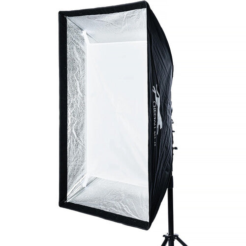 Cheetah Stand Rectangular Softbox Estilo Ventana 32x48 Plegable con Difusores y Rejilla