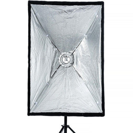 Cheetah Stand Rectangular Softbox Estilo Ventana 32x48 Plegable con Difusores y Rejilla