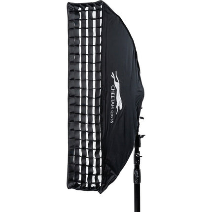 Cheetah Stand Softbox Tubular 9x35 pulgadas con Difusores y Grid