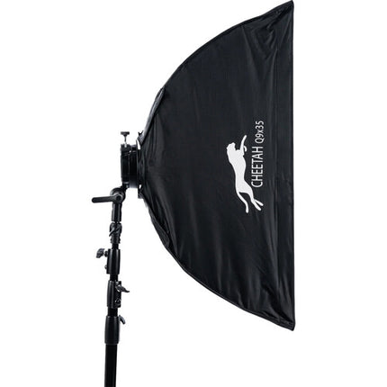 Cheetah Stand Softbox Tubular 9x35 pulgadas con Difusores y Grid