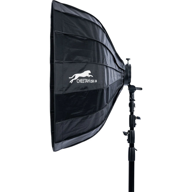 Cheetah Stand QSB-34 Softbox Circular 34 Pulgadas Diseño Paraguas Control Luz
