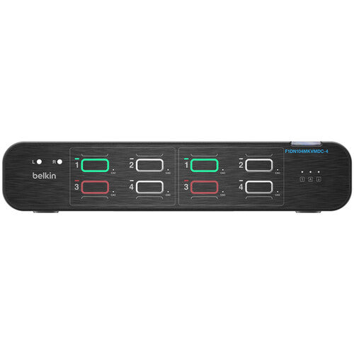 Belkin 4:2 DisplayPort DuoClave Secure KVM con CAC soporte 3840x2160 30Hz