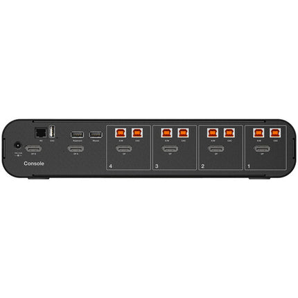 Belkin 4:2 DisplayPort DuoClave Secure KVM con CAC soporte 3840x2160 30Hz