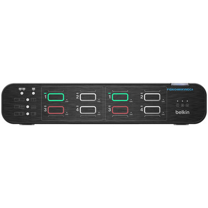 Belkin 4:2 DisplayPort MultiClave Secure KVM con soporte 4 sistemas y hasta 4K 30Hz