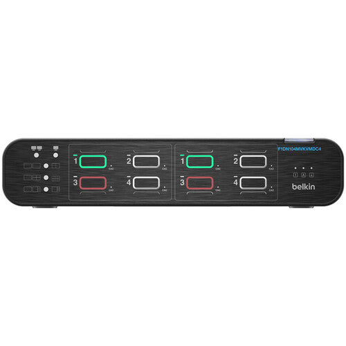 Belkin 4:2 DisplayPort MultiClave Secure KVM con soporte 4 sistemas y hasta 4K 30Hz