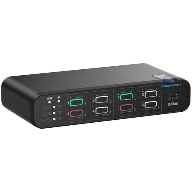 Belkin 4:2 DisplayPort MultiClave Secure KVM con soporte 4 sistemas y hasta 4K 30Hz