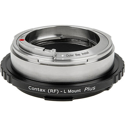 FotodioX Lens Adapter Plus Adaptador Contax RF a Leica L con Helicoide y Montura de Latón Cromado