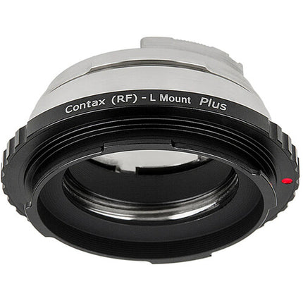 FotodioX Lens Adapter Plus Adaptador Contax RF a Leica L con Helicoide y Montura de Latón Cromado