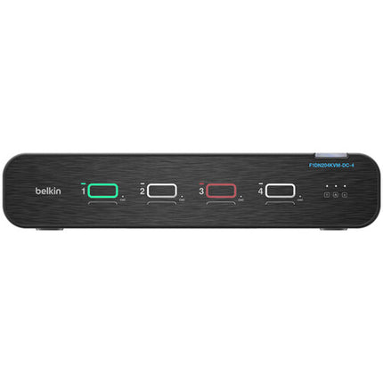 Belkin Universal 4-Port Dual-Head DisplayPort Secure KVM con CAC 4 Sistemas 3840x2160 60Hz
