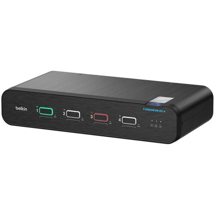 Belkin Universal 4-Port Dual-Head DisplayPort Secure KVM con CAC 4 Sistemas 3840x2160 60Hz