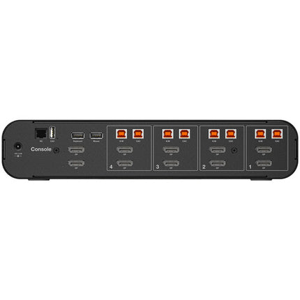 Belkin Universal 4-Port Dual-Head DisplayPort Secure KVM con CAC 4 Sistemas 3840x2160 60Hz