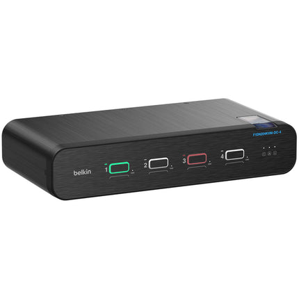 Belkin Universal 4-Port Dual-Head DisplayPort Secure KVM con CAC 4 Sistemas 3840x2160 60Hz
