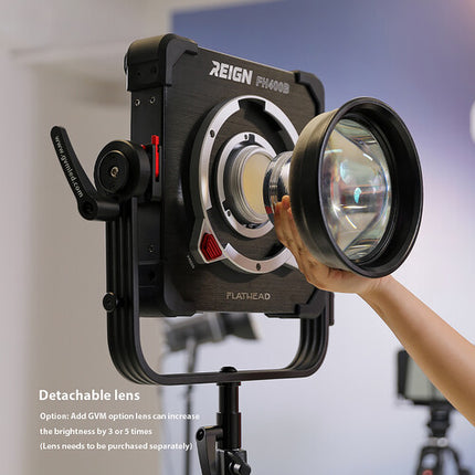 GVM Reign FH400B Luz LED Bicolor Modular Plano 21700 Lux 2700-6800K Incluye Cable y Bolsa