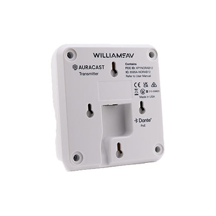 Williams Sound CT1 Infinium Auracast Controlador y Transmisor con Alcance 328 Pulgadas y Cable Ethernet 10 Pies