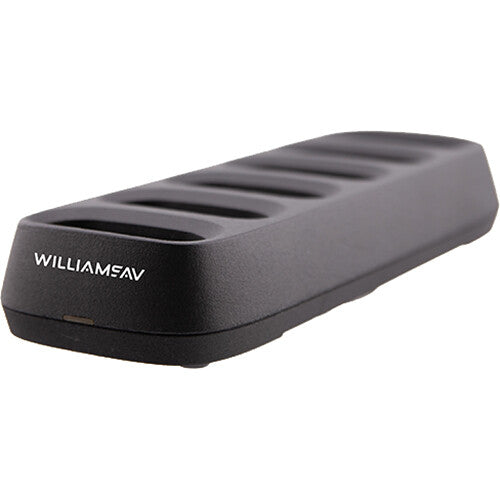 Williams Sound CHG 004-00 Cargador de 6 Bahías para Receptores Infinium con Fuente de Poder