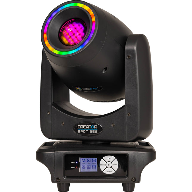 ColorKey Creator Spot 250 Cabeza Móvil LED 200W Pan 540° Tilt 270° Con Soporte
