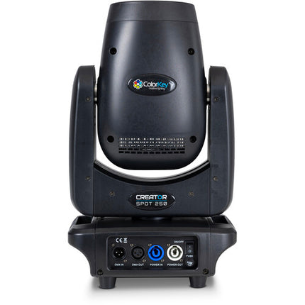ColorKey Creator Spot 250 Cabeza Móvil LED 200W Pan 540° Tilt 270° Con Soporte