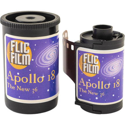 Flic Film Apollo 18 Película color 35mm ISO 400 18 exposiciones