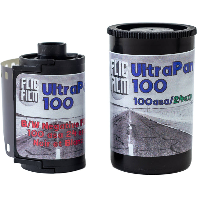 Flic Film UltraPan 100 película negativa B y N ISO 100 24 exposiciones 35mm