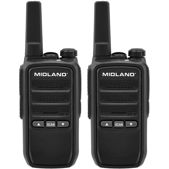 Midland BR10 BizTalk Radio Profesional 2W Dúo Cobertura 25000 ft² batería 1800mAh