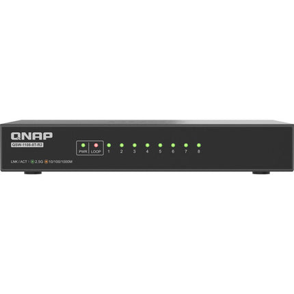 QNAP QSW-1108-8T-R2 Switch de Red 8 Puertos 2.5G Capacidad 40 Gb/s