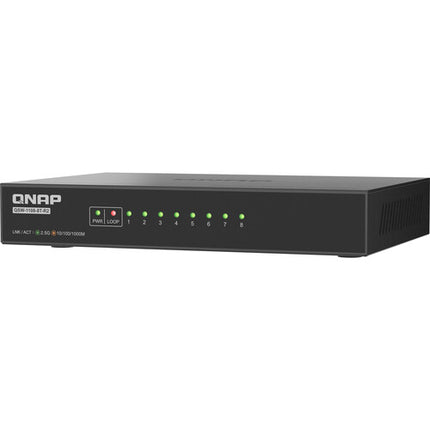 QNAP QSW-1108-8T-R2 Switch de Red 8 Puertos 2.5G Capacidad 40 Gb/s