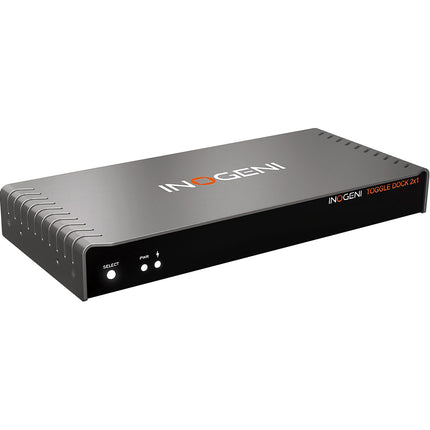 INOGENI TOGGLE DOCK 2x1 KVM Switch USB-C 3.0 100W PD UHD 5K 30Hz HDMI RJ45
