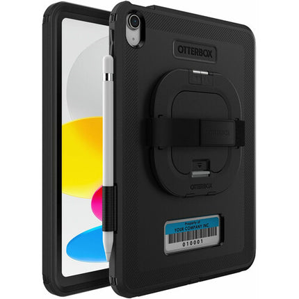 OtterBox Defender Funda Resistente para iPad 10ª Gen con Soporte y Correa Negra