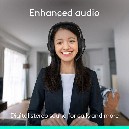 Logitech H390 Auriculares USB-C con Micrófono Cancelación de Ruido y Controles Integrados