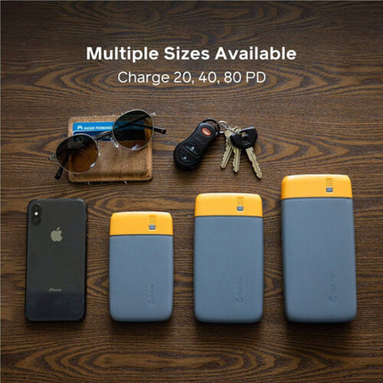 BioLite Charge 80 PD Powerbank 20000mAh USB-C 18W con cable USB-C a USB-A