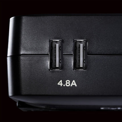 CyberPower HT600WSU2A protector contra sobretensiones para hogar 6 salidas 1680 julios 2 USB con extensor de toma 6 pies