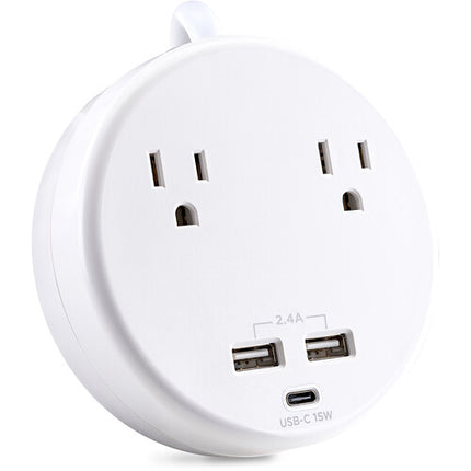 CyberPower P205UC Protector Contra Sobretensiones 500 Joules 2 Tomas 3 Puertos USB