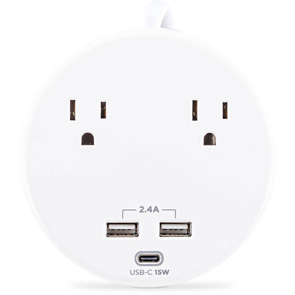 CyberPower P205UC Protector Contra Sobretensiones 500 Joules 2 Tomas 3 Puertos USB