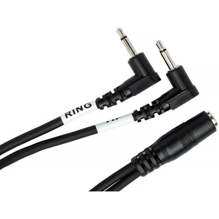 Hosa Technology Adaptador de Audio 3.5mm Estéreo a Dual Mono 15cm con Garantía Limitada