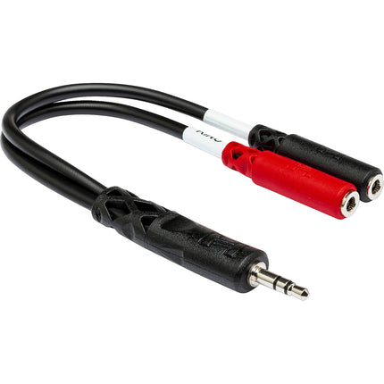 Hosa Technology Cable divisor estéreo 3.5mm TRS a doble 3.5mm TSF 15 cm