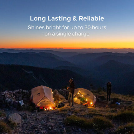 BioLite MPOWERD Luces Solares Cuerda 18 pies 100 lúmenes Luz Cálida