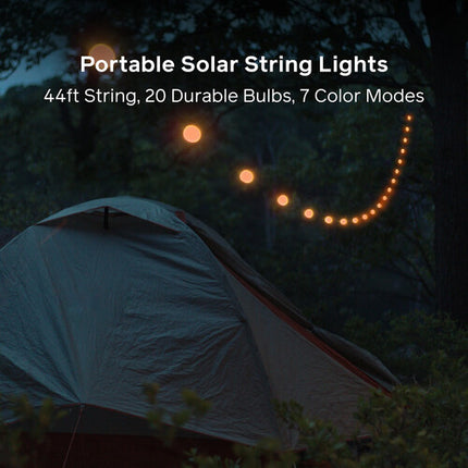 BioLite Solar String Lights luces solares 20 bombillas 26 horas multicolor