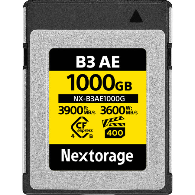 Nextorage 1TB NX-B3AE Tarjeta de Memoria CFexpress 4.0 Velocidad 3900 MBs Resistente