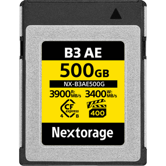 Nextorage NX-B3AE Tarjeta de Memoria CFexpress 4.0 Tipo B 500GB 3900MBs Lectura 3400MBs Escritura