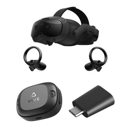 HTC VIVE Focus Vision Casco VR 5K90 Resolución 120° FOV con Tracker y Dongle inalámbricos