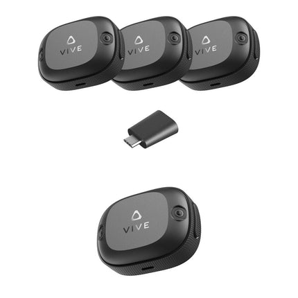 HTC VIVE Ultimate Tracker Kit 3+1 Seguimiento Completo 7 Horas Batería