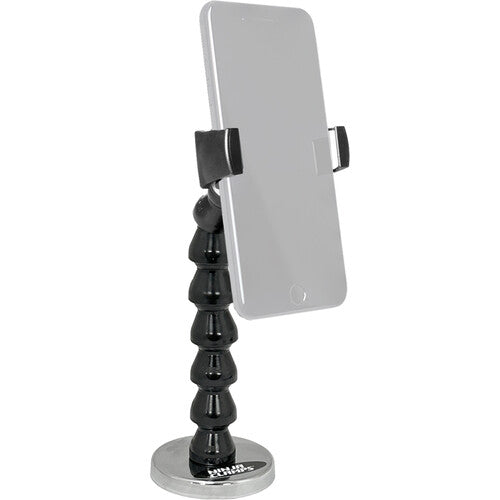 Stage Ninja Ninja Clamps Soporte para Teléfono con Base Magnética y Gooseneck Multidireccional para Dispositivos hasta 3.9"