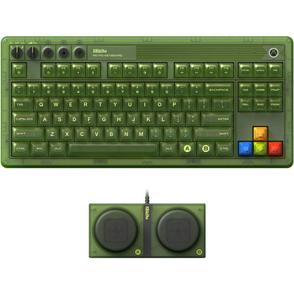 8BitDo Retro 87 Teclado Mecánico Inalámbrico 2.4 GHz Bluetooth Xbox Edition